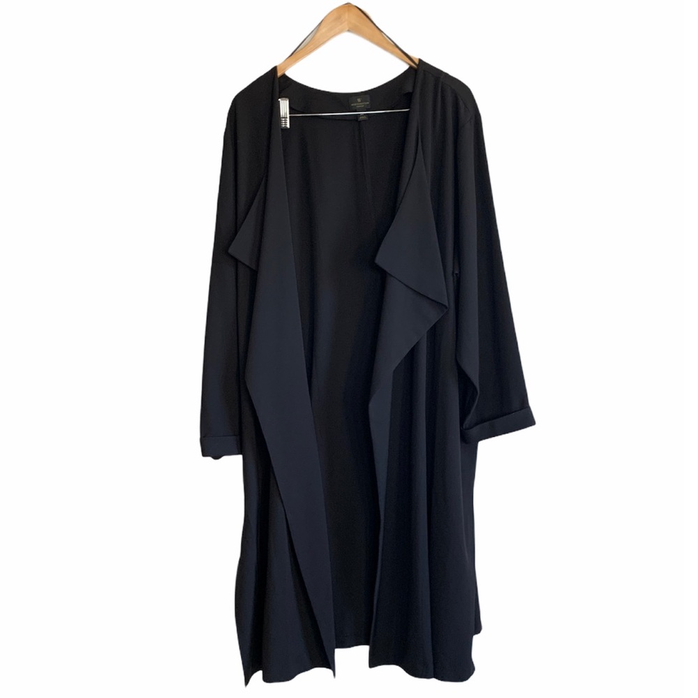 3X Black Duster Bolero Jacket Kimono